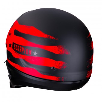 Scorpion Exo Combat Rookie Negro Mate Rojo