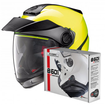 Convertible Nolan N40 5 GT Hi-Visibility N-Com Fluo Yellow