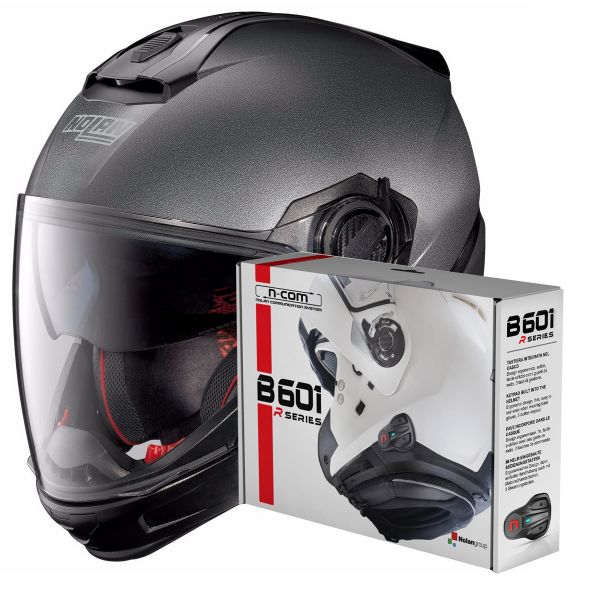 Convertible Nolan N40 5 GT Special N-Com Black Graphite 9