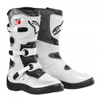 Botas Motocross Alpinestars Tech 3S Kids Negro Blanco Botas Motocross Alpinestars Tech 3S Kids Negro Blanco