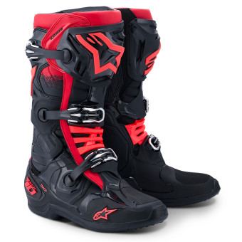 Botas Motocross Alpinestars Tech 10 Black Red