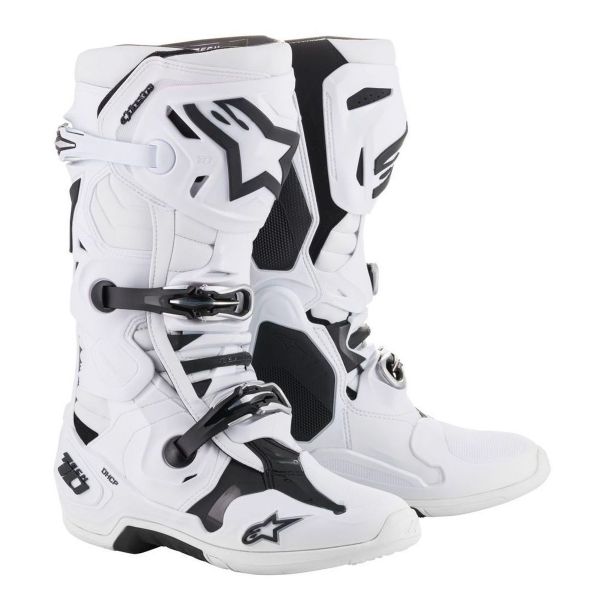 Botas Motocross Alpinestars Tech 10 Blanco Botas Motocross Alpinestars Tech 10 Blanco