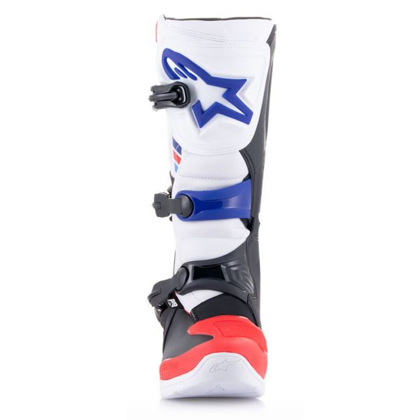 Alpinestars Tech 3 Blanco Rojo brillante Azul oscuro