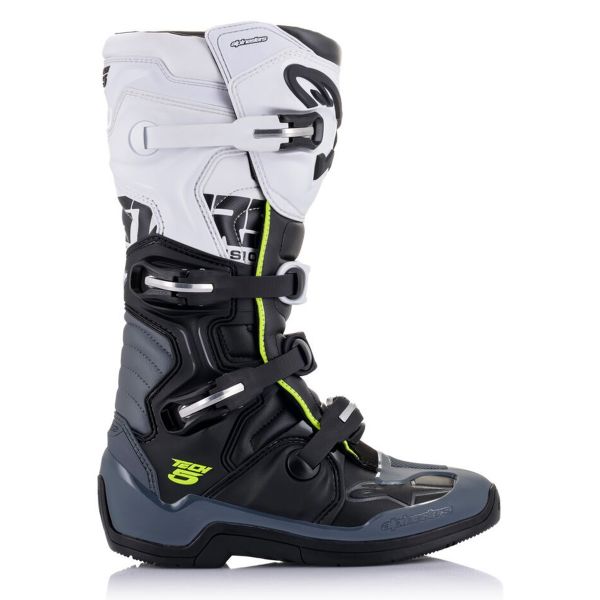 Alpinestars TECH 5 Negro Gris oscuro Blanco