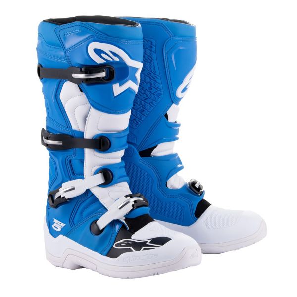 Botas Motocross Alpinestars Tech 5 Azul Blanco Botas Motocross Alpinestars Tech 5 Azul Blanco