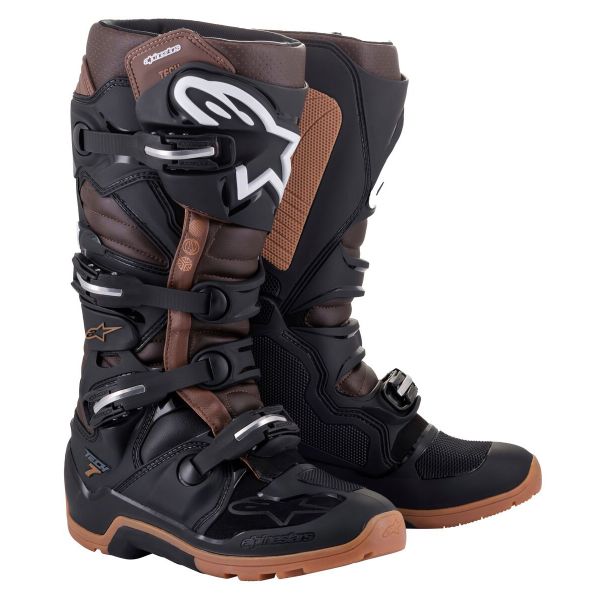 Botas Motocross Alpinestars Tech 7 Enduro Black Dark Brown