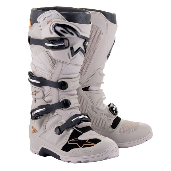 Botas Motocross Alpinestars Tech 7 Enduro Drystar Gris Arena Botas Motocross Alpinestars Tech 7 Enduro Drystar Gris Arena