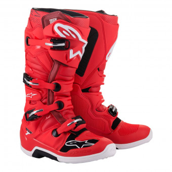Botas Motocross Alpinestars Tech 7 Red White