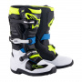 Botas Motocross Alpinestars TECH 7 S Black Enamel Blue Yellow Fluo Nio