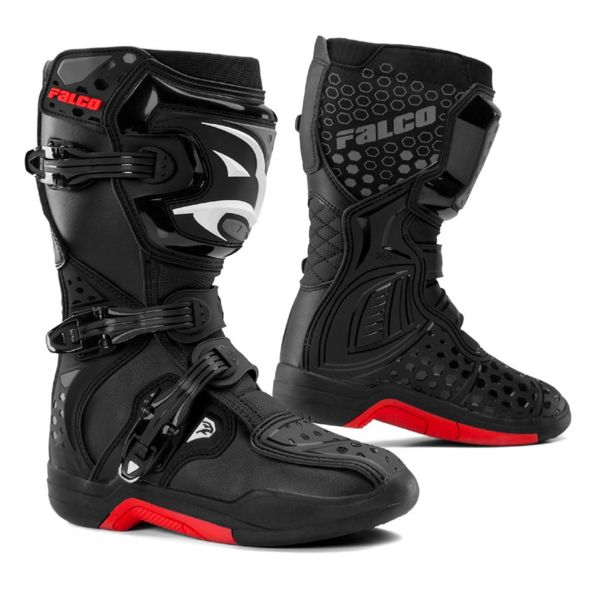 Botas Motocross Falco Level Kid Black