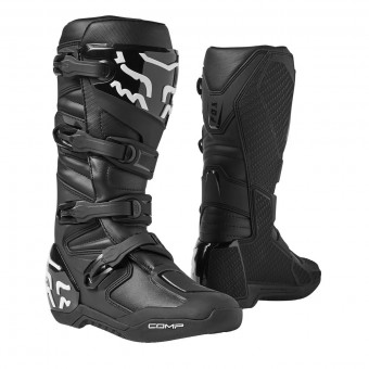Botas Motocross FOX Comp Boot Black Black Botas Motocross FOX Comp Boot Black Black