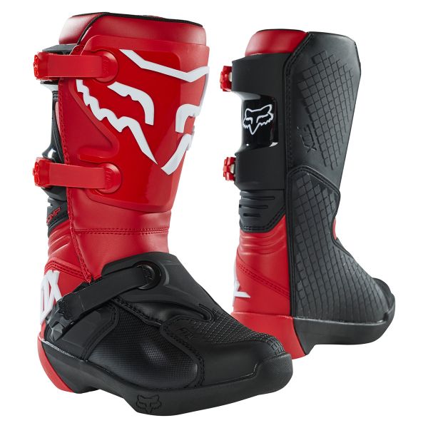 Botas Motocross FOX Comp Boot Buckle Flame Red Ni�o