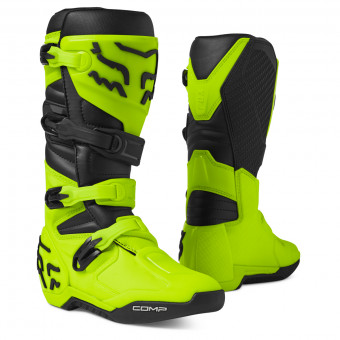 Botas Motocross FOX Comp Boot Flo Yellow Botas Motocross FOX Comp Boot Flo Yellow