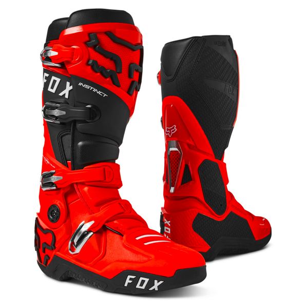 Botas motocross FOX Instinct 2.0 Flo Red Al Mejor Precio