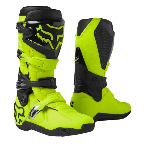 Botas Motocross FOX Motion Boot Flo Yellow