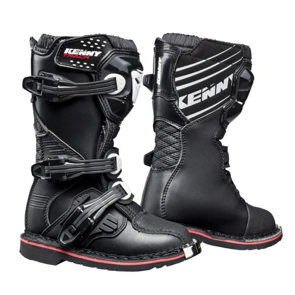Botas Motocross Kenny Track Kid Black Boots