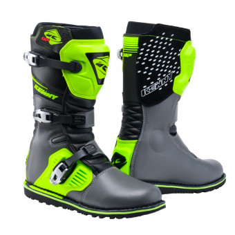 Botas Motocross Kenny Trial Up Black Grey Neon Yellow Boots Botas Motocross Kenny Trial Up Black Grey Neon Yellow Boots