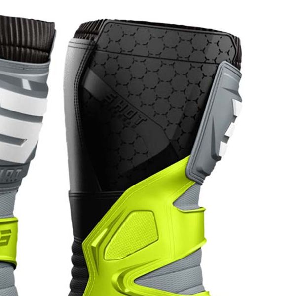 SHOT Race 2 Negro Gris Amarillo Nen