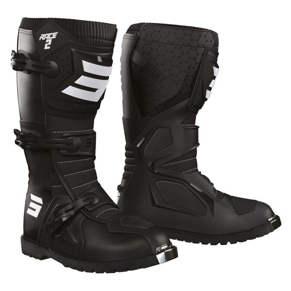 Botas Motocross SHOT Race 2 Enduro Negro