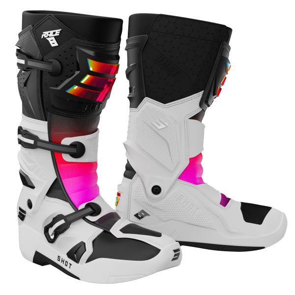 Botas Motocross SHOT Race 8 Holographic