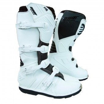 Botas Motocross SHOT X10 2.0 White Botas Motocross SHOT X10 2.0 White