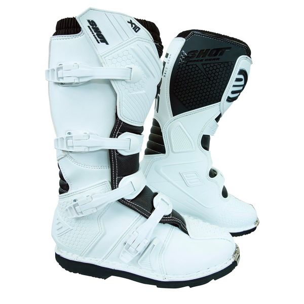 Botas Motocross SHOT X10 2.0 White
