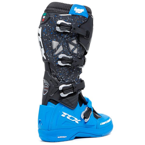 Botas motocross TCX Comp Evo 2 Michelin Black Blue en Stock iCasque.es