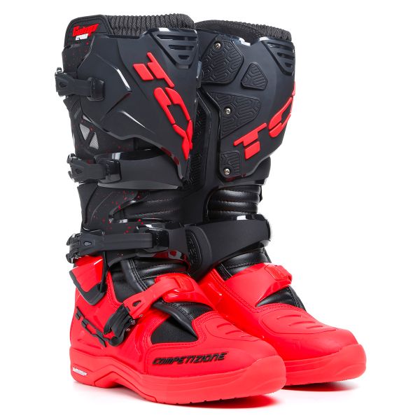 Botas Motocross TCX Comp Evo 2 Michelin Black Red