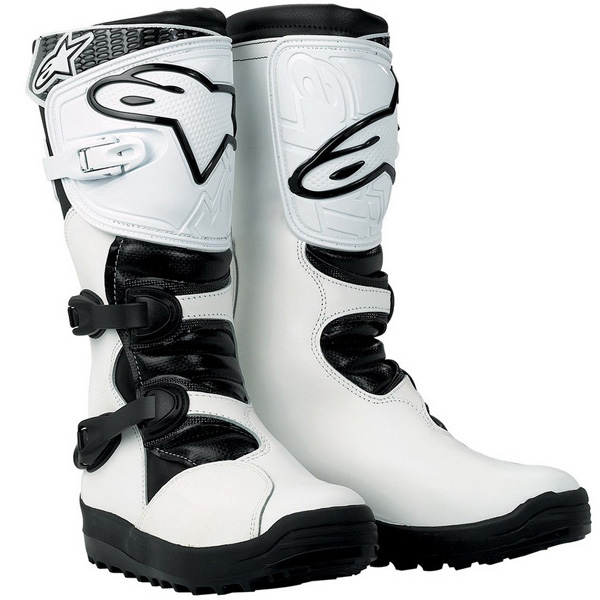 Botas Motocross Alpinestars No Stop Trial Blanco