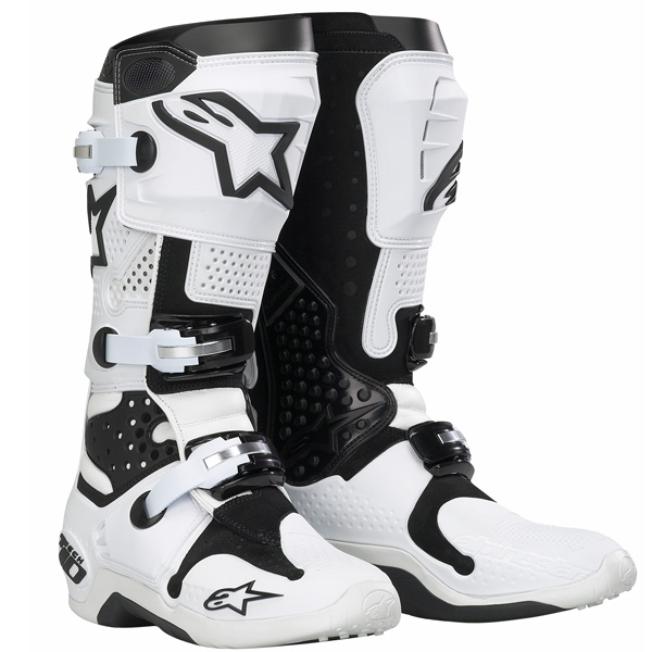 Botas Motocross Alpinestars Tech 10 Blanco Negro