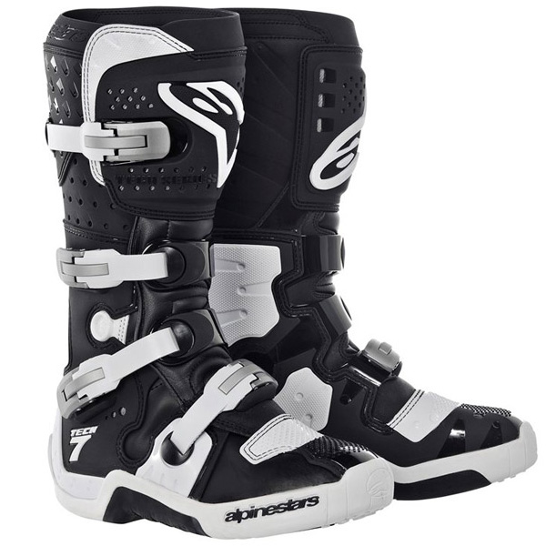 Botas Motocross Alpinestars Tech 7 Negro Blanco