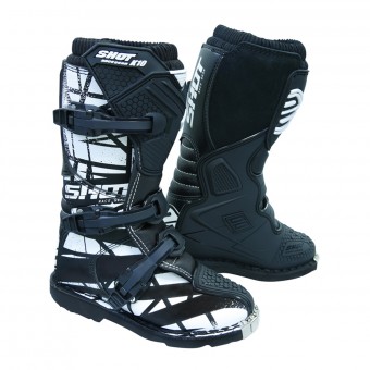 Botas Motocross SHOT K10 2.0 Negro Motivo