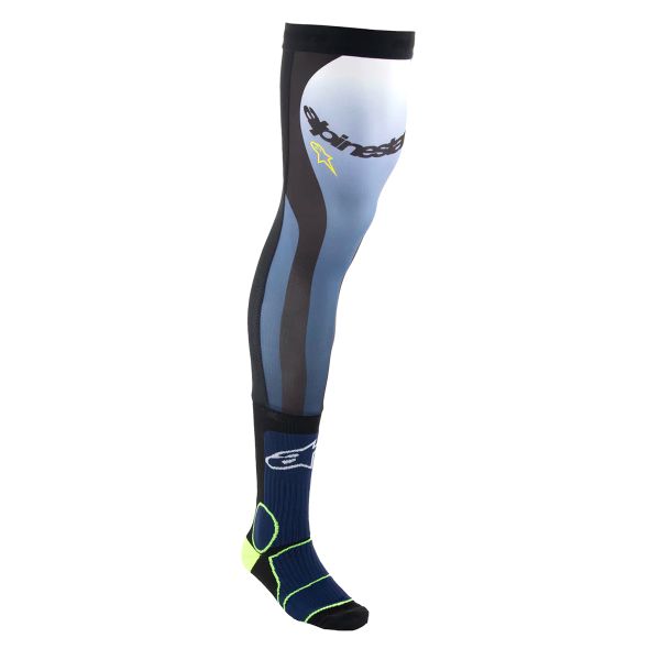Calcetines Motocross Alpinestars Rodillera Calcetines Noche Azul Marino Amarillo Fluo Calcetines Motocross Alpinestars Rodillera Calcetines Noche Azul Marino Amarillo Fluo