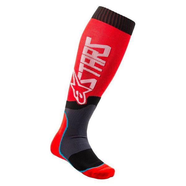 Calcetines Motocross Alpinestars Mx Plus-2 Socks Red White Nio