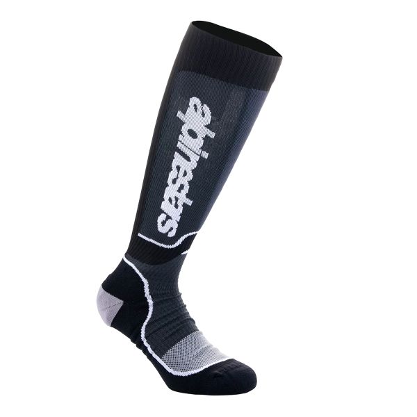Calcetines Motocross Alpinestars Calcetines MX Plus Negro Blanco
