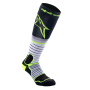 Calcetines Motocross Alpinestars Calcetines MX Pro Negro Gris Amarillo Fluo