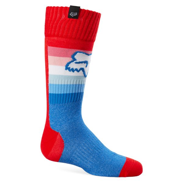 Calcetines Motocross FOX 180 Toxsyk Sock Fluo Red Ni�o