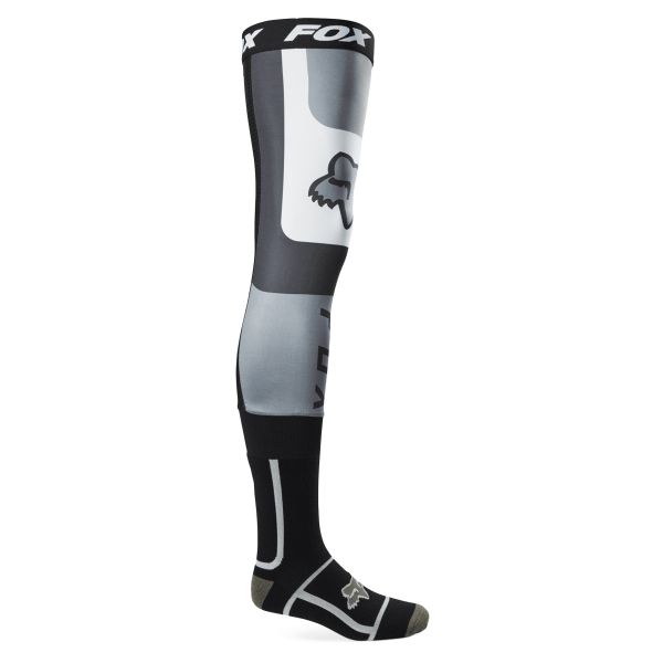 Calcetines Motocross FOX Flexair Knee Brace Sock Black