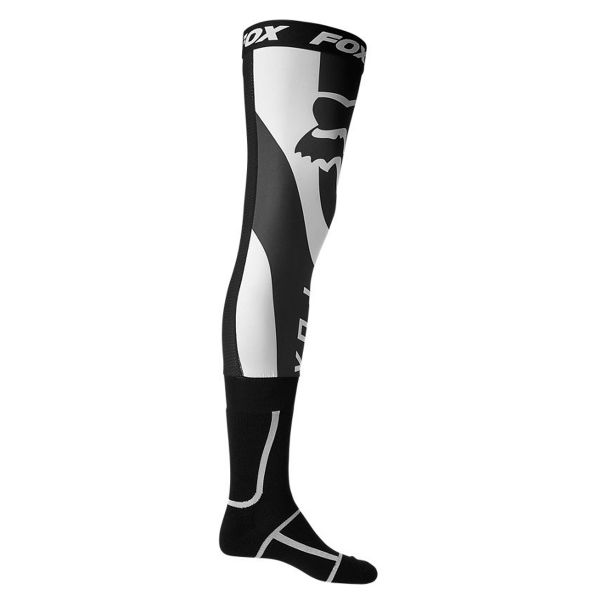 Calcetines Motocross FOX Mirer Knee Brace Sock Black