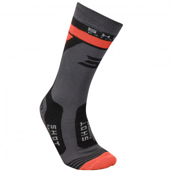 Calcetines Motocross SHOT Race 2.0 Neon Orange