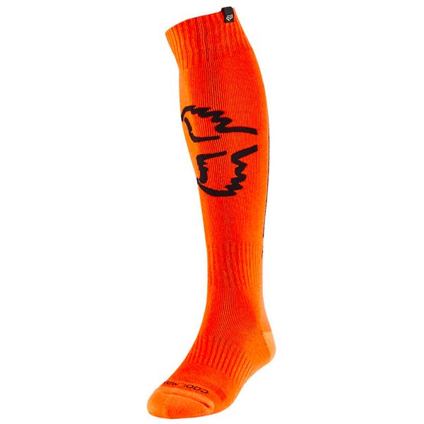 Calcetines Motocross FOX Coolmax Thick Sock Prix Fluo Orange