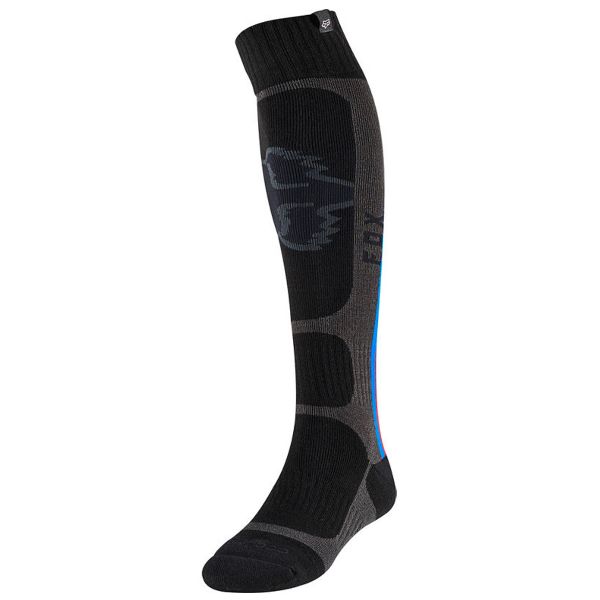 Calcetines Motocross FOX Coolmax Thin Sock Vlar Black