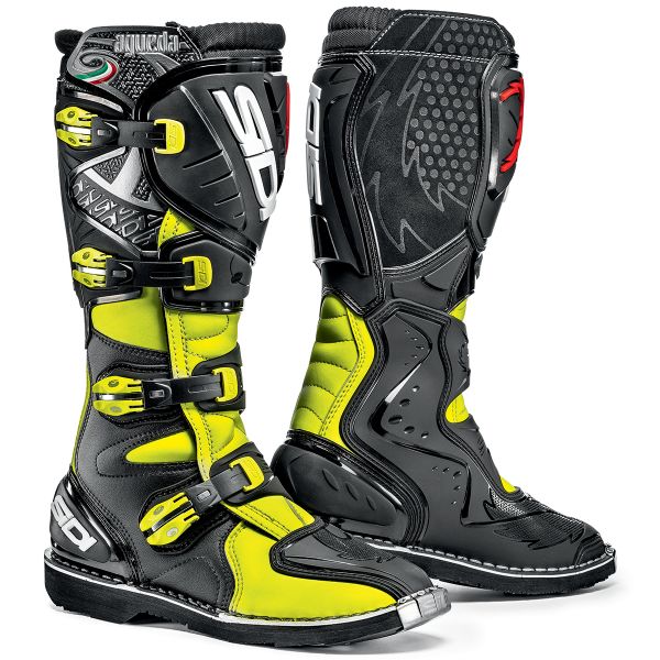 Botas Motocross SIDI Agueda Yellow Fluo Black