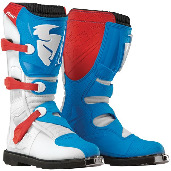 Botas Motocross Thor Blitz Red Blue