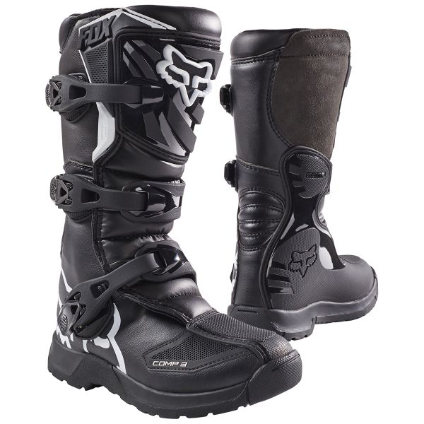 Botas Motocross FOX Comp 3Y Black Nio 001