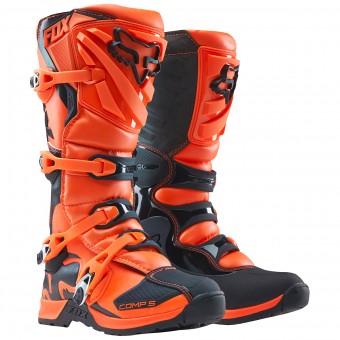 Botas Motocross FOX Comp 5Y Orange Nio 009