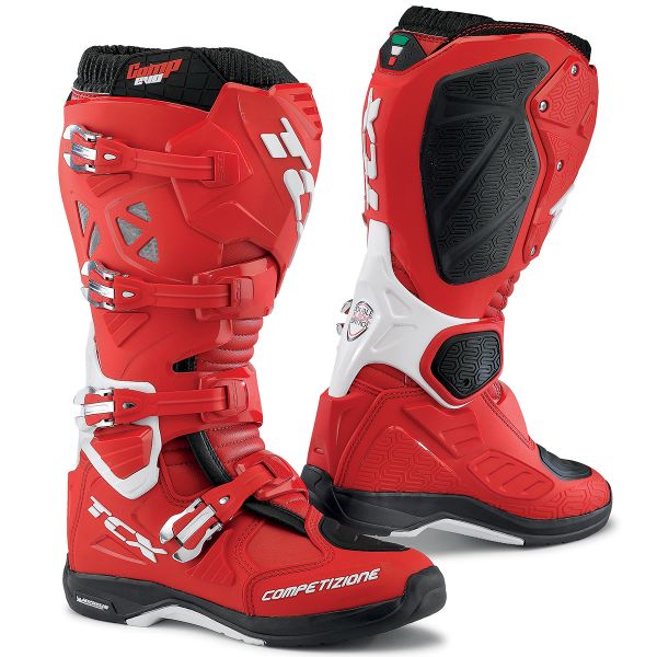 Botas Motocross TCX Comp Evo Michelin Red White