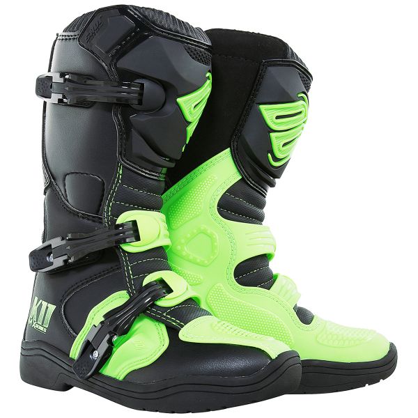 Botas Motocross SHOT K11 Neon Green Ni�o