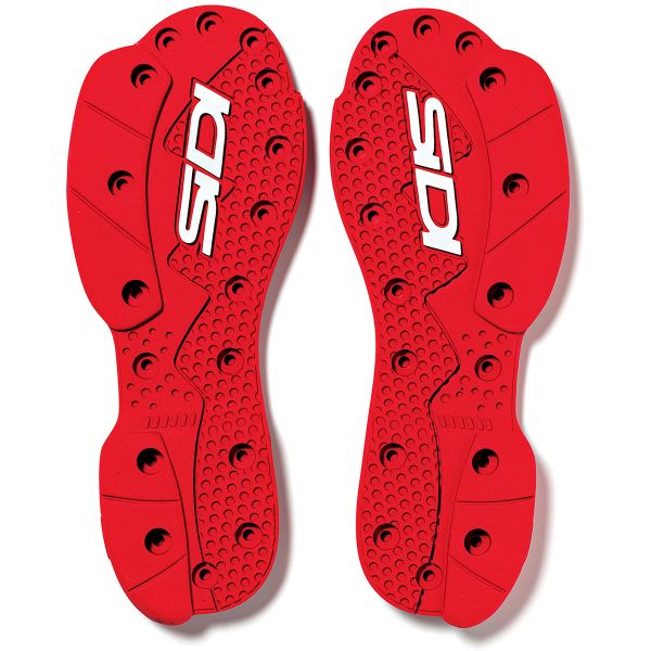 Botas Motocross SIDI Suelas SRS Supermotard Rojas - 46