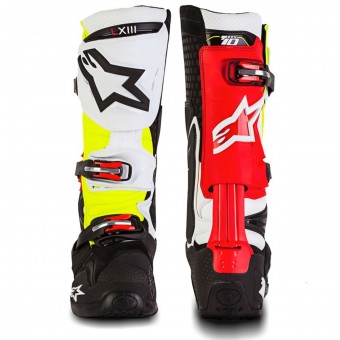 Alpinestars Tech 10 Black Yellow Fluo Red